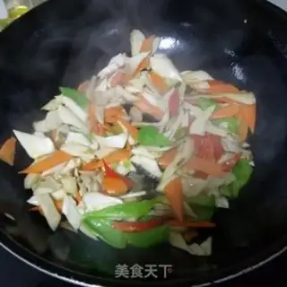 Make A fried chicken leg mushroom step 4