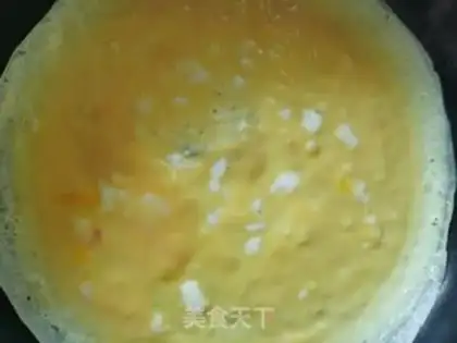 Make Fungus, egg-skin soup step 1