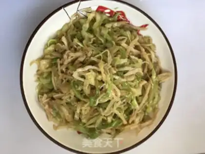 Make Round cabbage egg pancakes step 3