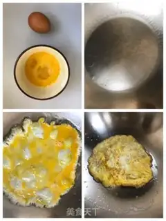 Make Round cabbage egg pancakes step 4
