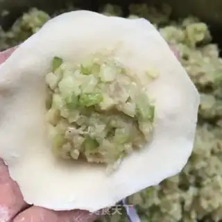 Make Roach pork dumplings step 6