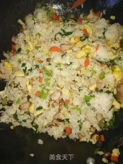 Make Chicken-legged rice with mushroom oil step 7