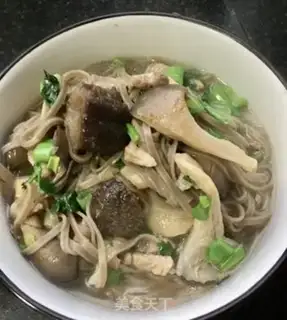 Make Maricuum mushroom noodles step 18