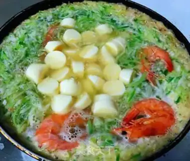 Make Japanese tofu shrimp soup step 9