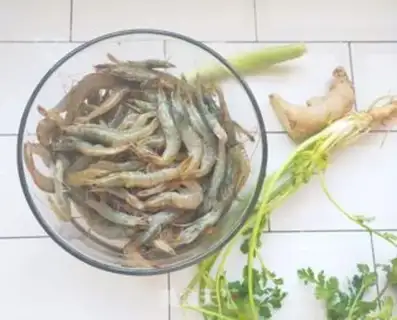 Make Red burning shrimp step 0