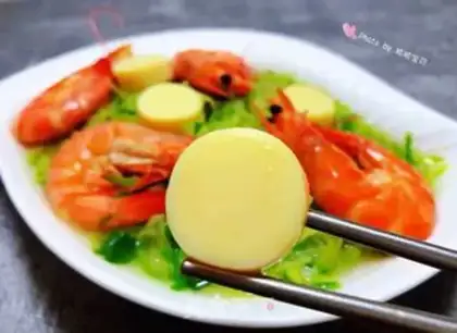 Make Japanese tofu shrimp soup step 13