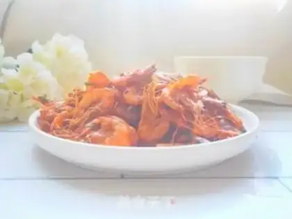 Make Red burning shrimp step 7