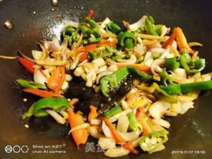 Make Pepper squid rolls step 2