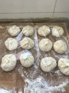 Make Three-fried buns step 13