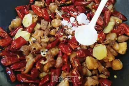 Make Spicy chicken step 8