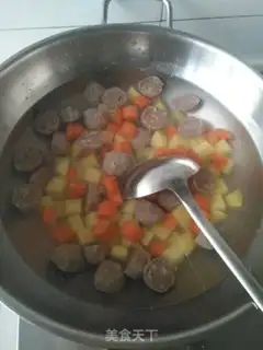 Make Meatball spicy soup step 3