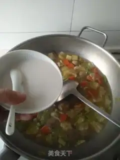 Make Meatball spicy soup step 7