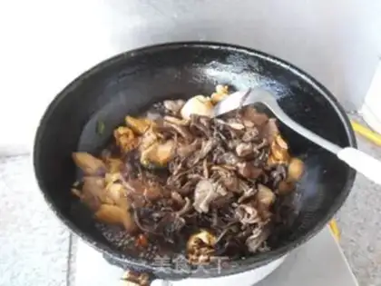 Make Chicken-legged mushroom step 7