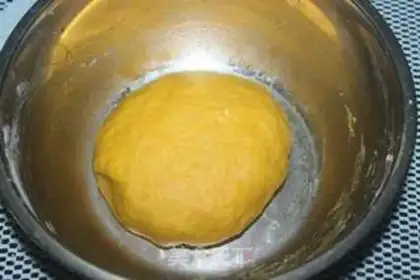 Make Pumpkin bean cake step 3
