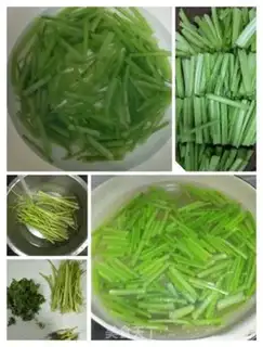 Make Tofu-dried parsley step 1
