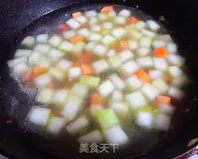 Make Pork shrimp rice soup step 6