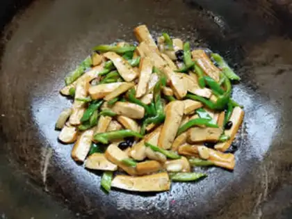 Make Scrambled peppers step 5