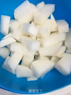 Make Mushroom burn radish step 0