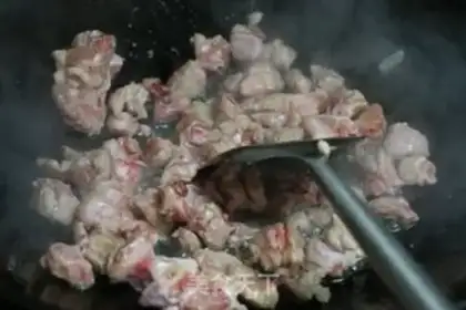 Make Mushroom chicken step 1