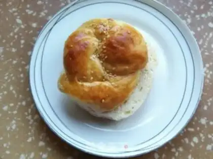 Make Flamingo eggburgers step 3
