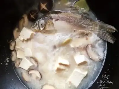 Make Frozen tofu fish soup step 3