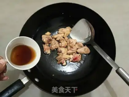 Make Potato chicken noodles step 2