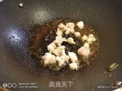 Make Salted fish, fried eggplant step 3