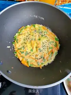 Make Pumpkin eggcake step 4
