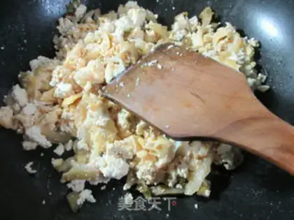 Make ♪ Squeeze the ducks and fry the tofu ♪ step 7