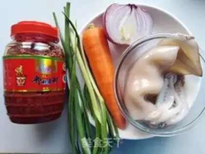 Make Garlic squid step 0