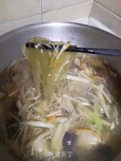 Make Fungus and chicken wings step 12