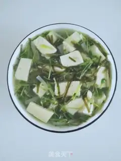 Make Seaweed peas and tofu soup step 5