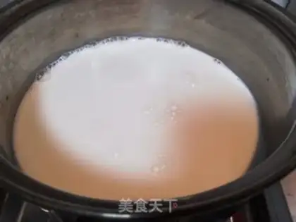 Make Banana cereal milk step 1