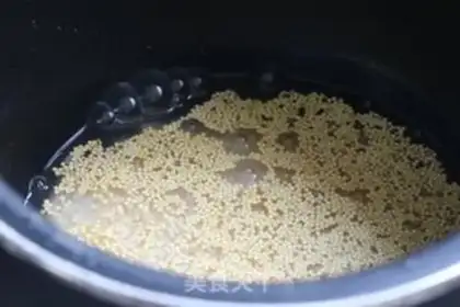Make Quick food, fruit and rice step 2