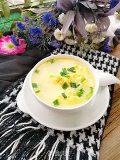 Make Duck egg omelet soup step 7