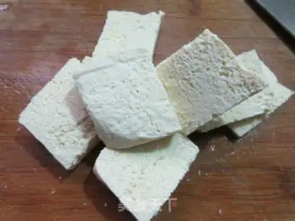 Make Frozen tofu step 1