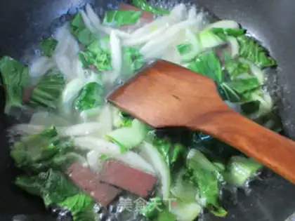 Make The fish is cooked with duck blood step 3