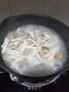 Make Beef, white mushrooms step 4