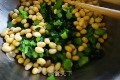 Make Mustard beans step 2