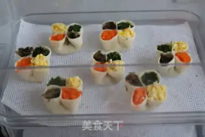 Make Shrimp is a dumpling step 9