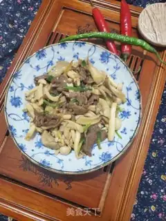 Make Beef, white mushrooms step 12