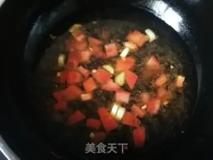 Make Spinach tofu eggflower soup step 8