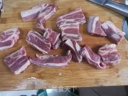 Make Black pepper, cowboy bones step 1