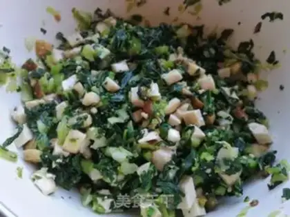 Make The green mushroom bun step 4