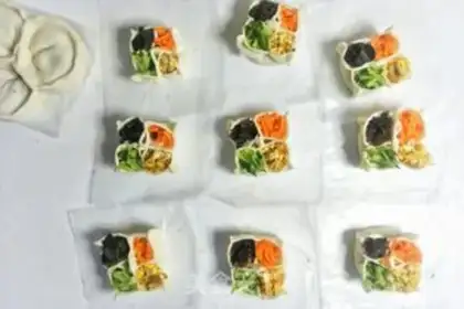 Make Tasty four-hair dumplings step 15