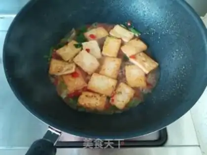 Make Cracked pepper tofu step 4