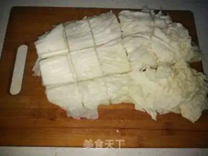 Make Soy sauce and tofu step 1