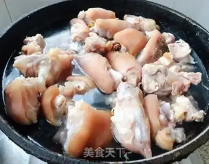 Make Soybean pig hoof step 1