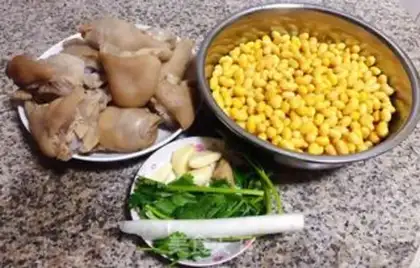 Make Soybean pig hoof step 4