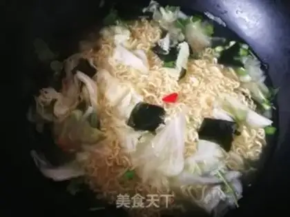 Make Seaweed sprouts for noodles step 6